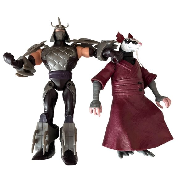 2012 Viacom Teenage Mutant Ninja Turtles 5.5'' Shredder/Splinter Action Figures - Picture 1 of 6